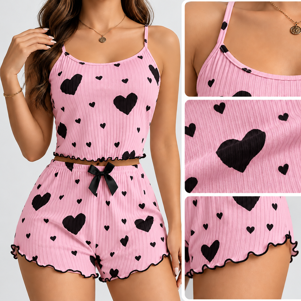 2 Piece Cozy Love Pajama Set